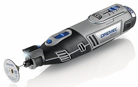 Шліфувально-гравірувальна машина Dremel 8220-2/45, акумуляторна, 12В, 2х2Ah, ЗП, 5000-35000об/хв, 45 насадок, 25см, 0.66кг, кейс