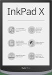 Електронна книга PocketBook X, Metallic grey