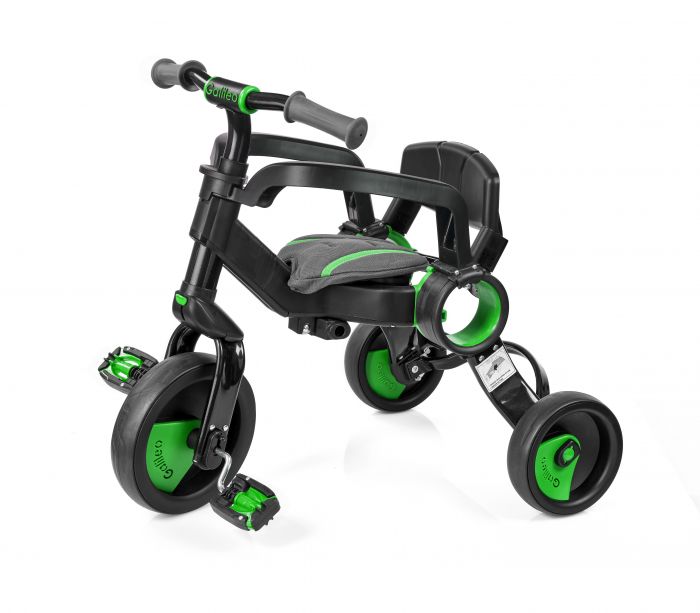 Триколісний велосипед Galileo Strollcycle Black зелений GB-1002-G