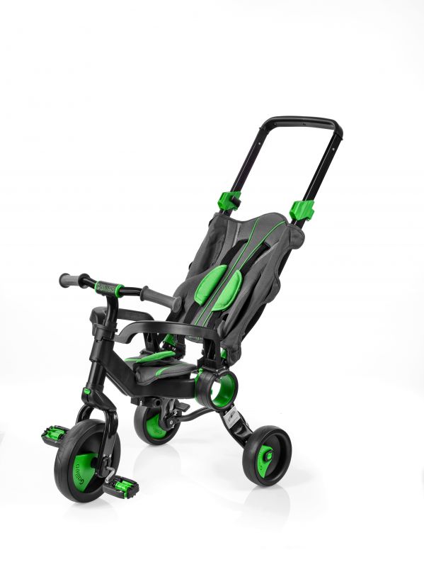 Триколісний велосипед Galileo Strollcycle Black зелений GB-1002-G