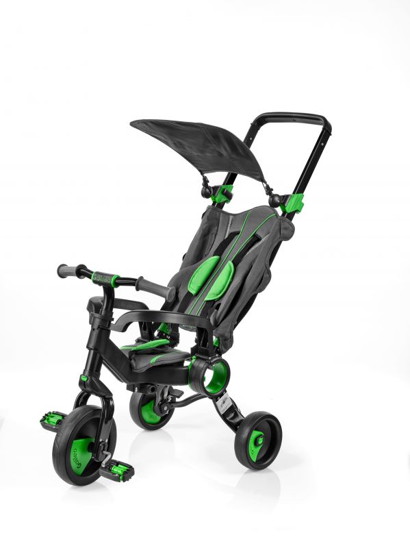 Триколісний велосипед Galileo Strollcycle Black зелений GB-1002-G