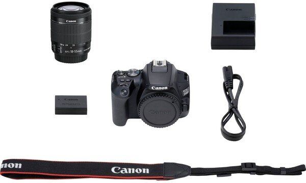 Цифр. фотокамера дзеркальна Canon EOS 250D kit 18-55 IS STM Black