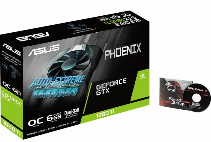 Вiдеокарта ASUS GeForce GTX1660 SUPER 6GB GDDR6 OC
