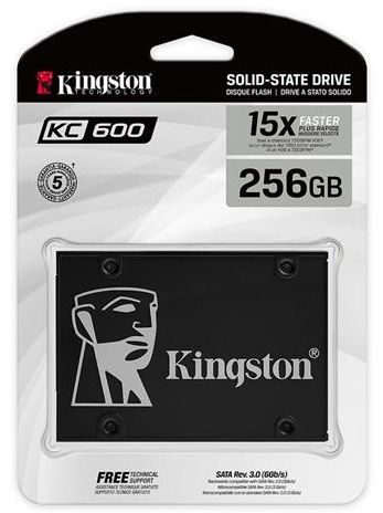 Накопичувач SSD Kingston 2.5"  256GB SATA KC600