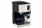 Кавоварка Ardesto ECM-EM14S - 1450Вт/ріжкова/ механіка+електроніка/ резервуар 1,4л/чорний+крем