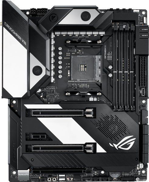 Материнcька плата ASUS CROSSHAIR_VIII_FORMULA sAM4 X570 4xDDR4 PCIe 4.0 Wi-Fi!!!BT ATX