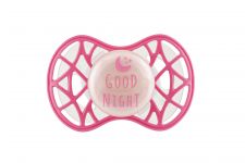 Пустушка ортодонтична Nuvita NV7084 Air55 Cool 6m+ "GOOD NIGHT" світиться у темряві кольору марсала