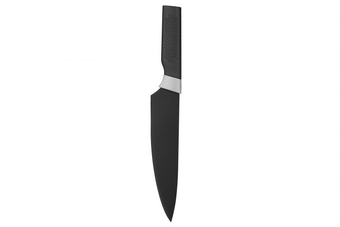 Кухонний ніж поварський Ardesto Black Mars, 33 см, чорний, нерж. сталь, пластик
