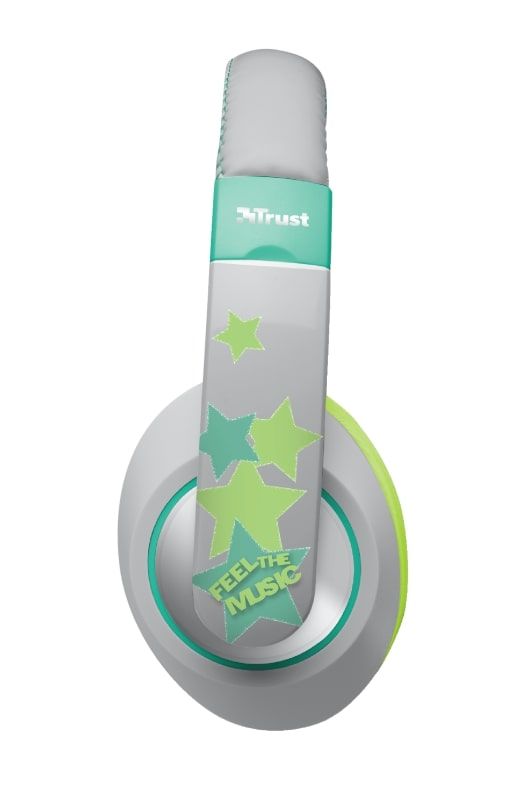 Навушники Trust Sonin Kids Over-Ear Grey / Green