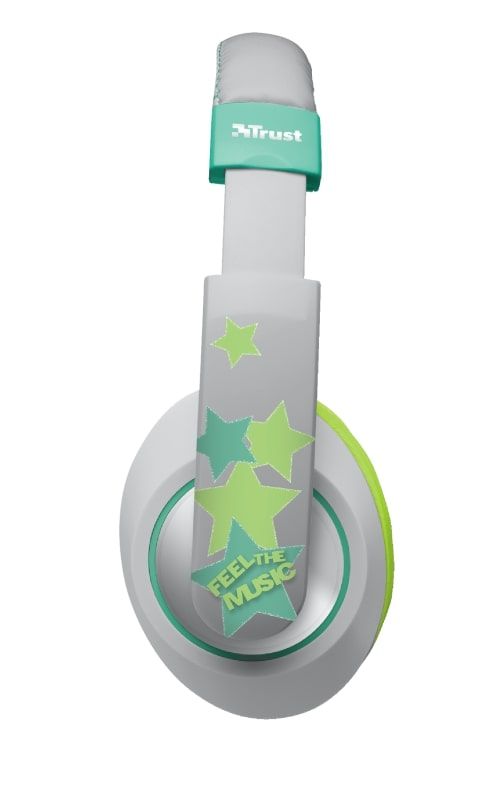 Навушники Trust Sonin Kids Over-Ear Grey / Green