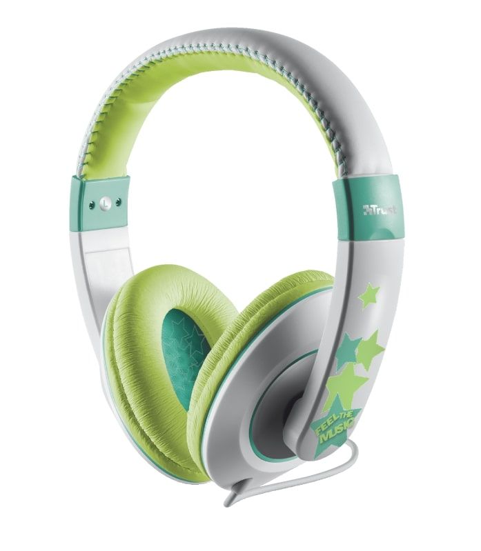 Навушники Trust Sonin Kids Over-Ear Grey / Green