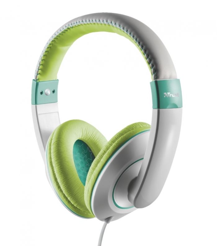 Навушники Trust Sonin Kids Over-Ear Grey / Green