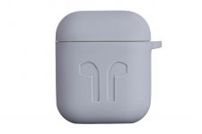 Чохол 2Е для Apple AirPods, Pure Color Silicone Imprint (1.5mm), Grey