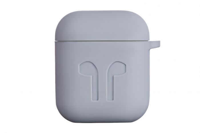 Чохол 2Е для Apple AirPods, Pure Color Silicone Imprint (1.5mm), Grey