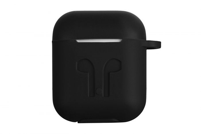 Чохол 2Е для Apple AirPods, Pure Color Silicone Imprint (3.0mm), Black