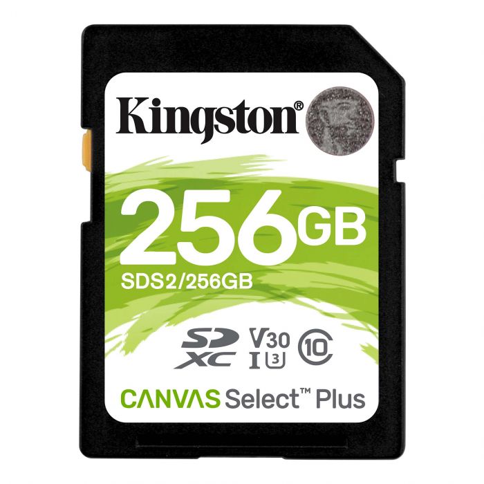 Карта пам'яті Kingston SD 256GB  C10 UHS-I R100MB/s