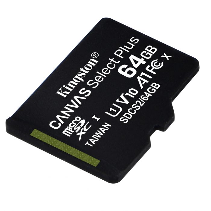 Карта пам'яті Kingston microSD   64GB C10 UHS-I R100MB/s