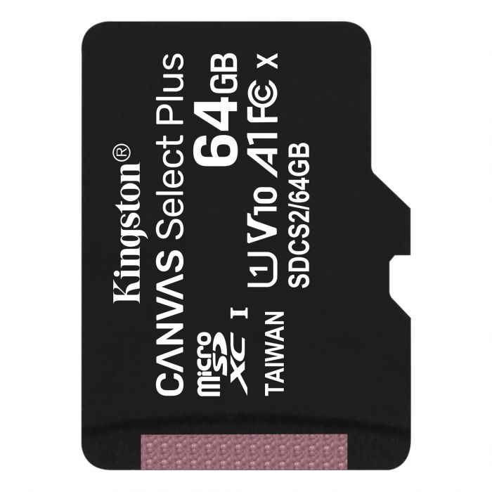 Карта пам'яті Kingston microSD   64GB C10 UHS-I R100MB/s