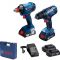 Набір акумуляторного інструменту Bosch GDX180-LI+GSR 180-LI