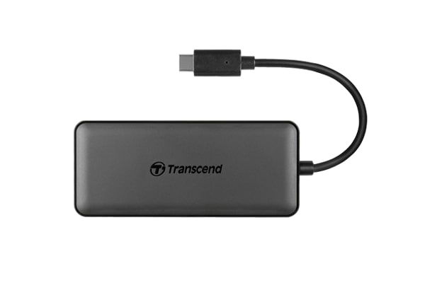 Хаб Transcend USB Type-C HUB  6 ports microSD/SD Black