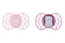 Пустушка Nuvita NV7066 Air55 Explorer ортодонтична 0m+ (заєць, ведмідь) 2шт