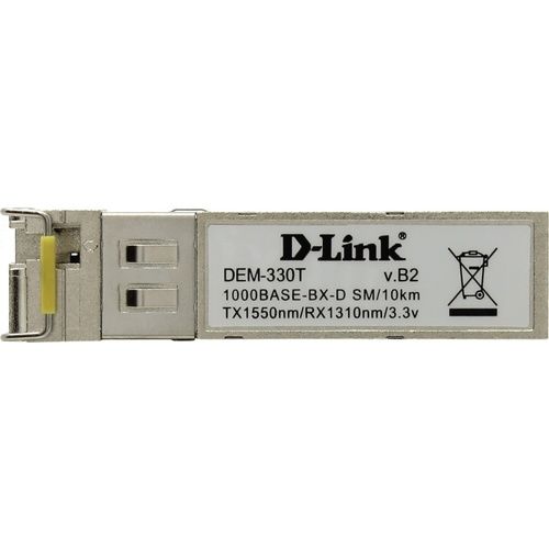 SFP-Трансiвер 330T/10KM 1x1000Base-BX-D, WDM, SM 10км, LC