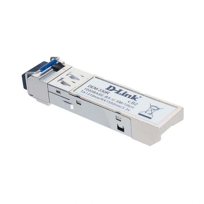 SFP-Трансiвер 330R/10KM 1x1000Base-BX-U, WDM, SM 10км, LC