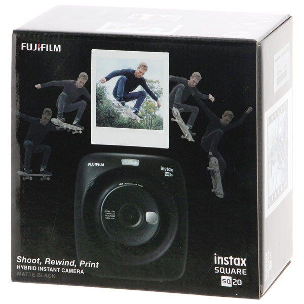 Фотокамера моментального друку Fujifilm INSTAX Mini SQ20 Black