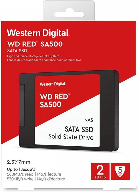 Накопичувач SSD WD 2.5" 2TB SATA Red