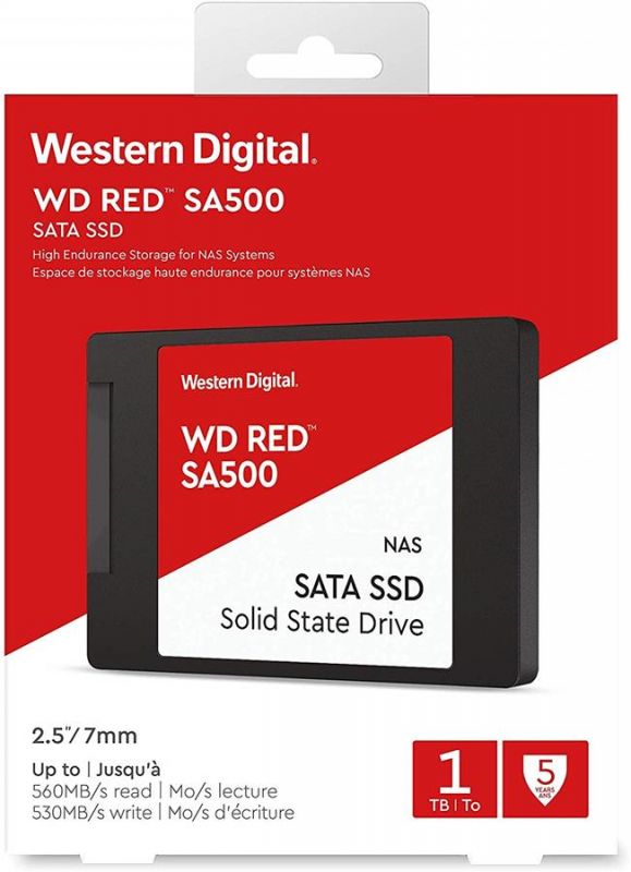 Накопичувач SSD WD 2.5" 1TB SATA Red