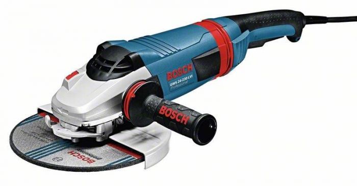 Шліфмашина кутова Bosch GWS 24-230 LVI, 2400Вт, 230 мм, плав. пуск 6500об/хв, 0.89 кг