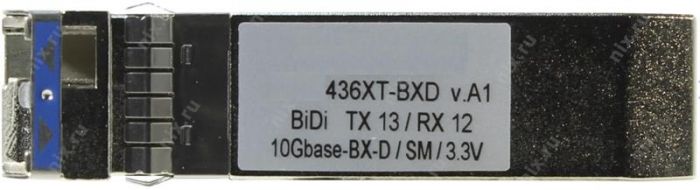 SFP+Трансiвер 436XT-BXD/40KM 1x10GBaseLR, WDM, SM 40км, LC