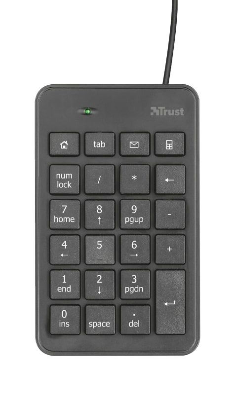 Клавіатура числова Trust Xalas USB Numeric Keypad BLACK