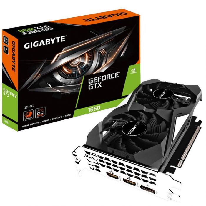 Відеокарта GIGABYTE GeForce GTX1650 4GB GDDR5 128bit DP-HDMIx2 OC not LHR