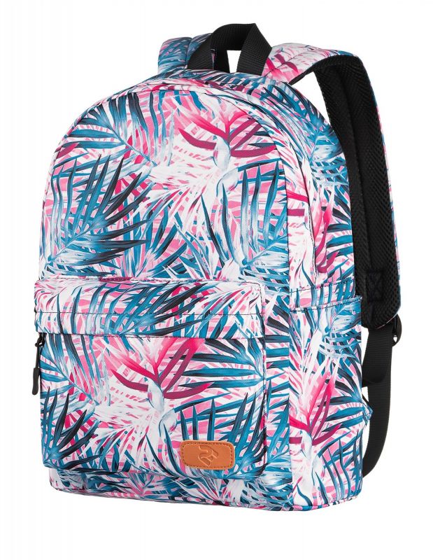 Рюкзак 2Е, TeensPack Palms, рожевий