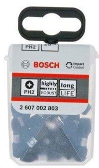 Біти Bosch Impact Control для ударного дриля РН2х25, 25 шт