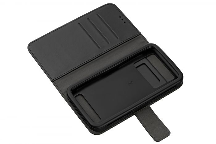 Чохол 2Е Basic для смартфонів 6-6.5`` (< 155*80*10 мм), ECO LEATHER, Black