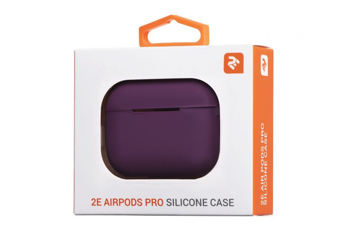 Чохол 2Е для Apple AirPods Pro, Pure Color Silicone (2.5mm) , Marsala