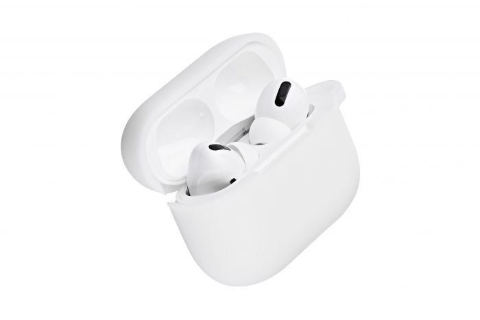 Чохол 2Е для Apple AirPods Pro, Pure Color Silicone (2.5mm) , White