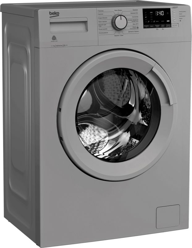 Пральна машина з фронт. зав. BEKO WUE7512XSS, 7кг, 1000, A+++, 45см, Дисплей, Білий