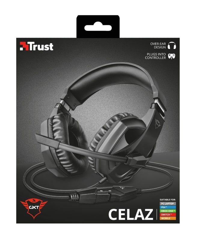 Гарнітура ігрова Trust GXT 412 Celaz Multiplatform 3.5mm Black