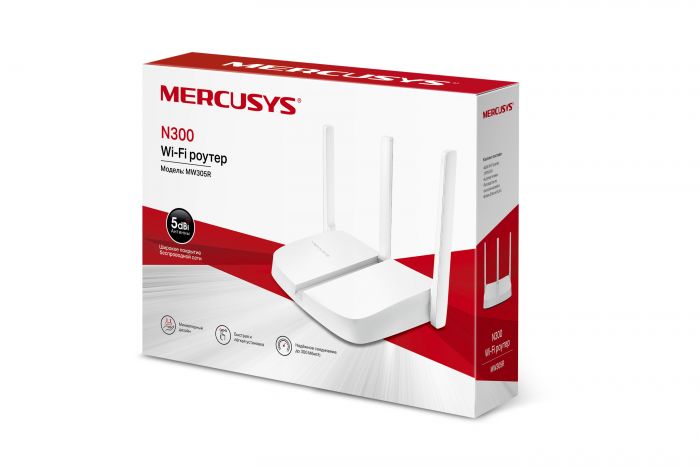 Маршрутизатор MERCUSYS MW305R N300 3xFE LAN 1xFE WAN