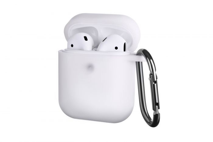 Чохол 2Е для Apple AirPods, Pure Color Silicone (3.0mm) , White
