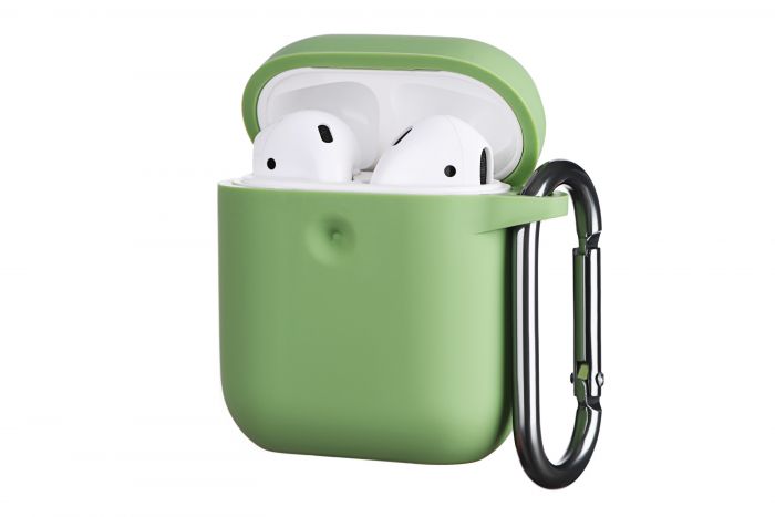 Чохол 2Е для Apple AirPods, Pure Color Silicone (3.0mm) , Light green