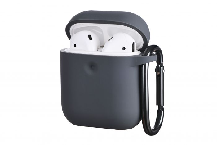 Чохол 2Е для Apple AirPods, Pure Color Silicone (3.0mm) , Carbon Gray