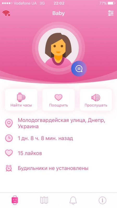 Дитячий GPS годинник-телефон GOGPS ME К20 Хром