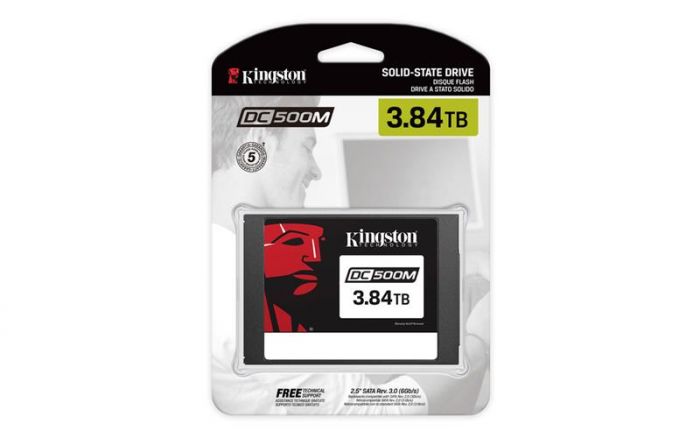 Накопичувач SSD Kingston 2.5" 3840GB SATA DC500M