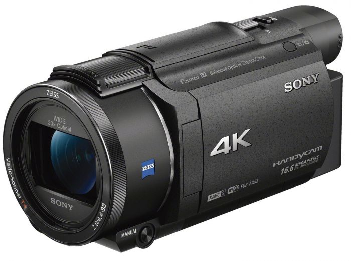 Цифр. відеокамера 4K Flash Sony Handycam FDR-AX53 Black