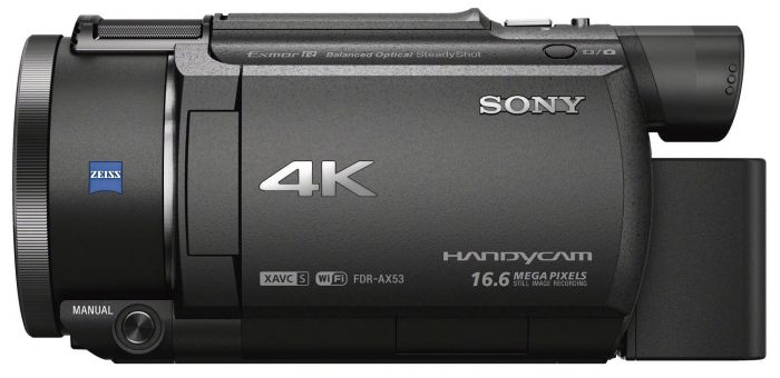 Цифр. відеокамера 4K Flash Sony Handycam FDR-AX53 Black