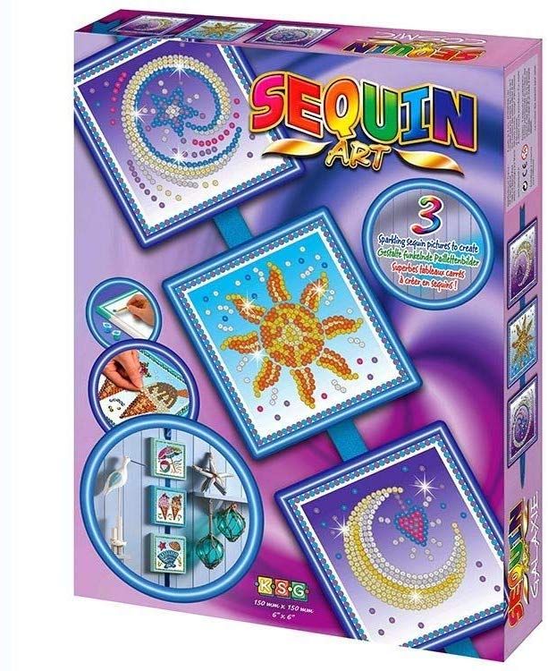 Набір для творчості Sequin Art SEASONS Космос, Сонце, Місяць і зірки SA1511